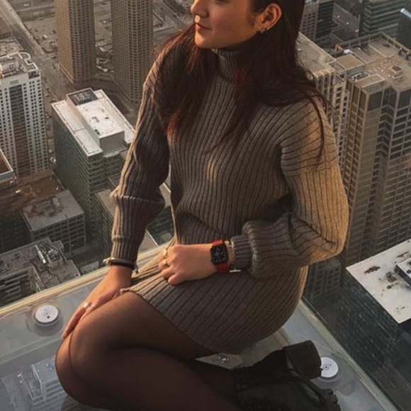 Grey Sweater Dress | Forever 21 - Picture 1 of 3